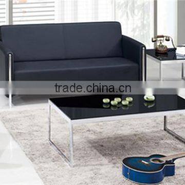 Public Area Pale Brown Leisure Leather Sofa photo-5