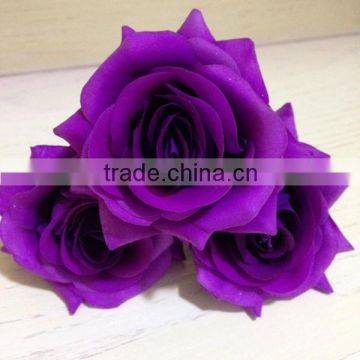 latex rose flower ,handcraft rose head for hair accessory