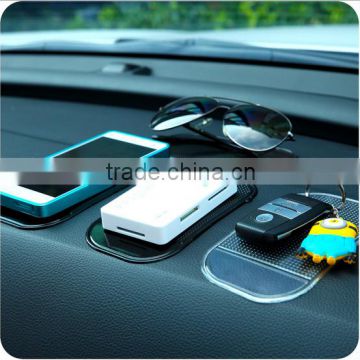 Hot sale pu Car Sticky Pad / Mobile phone anti-slip mat / silicone car non-slip sticky Mat