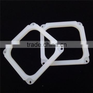 Custom shaped silicon rubber gasket