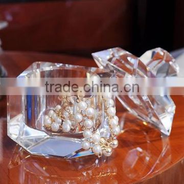 Transparent Crystal Gift Crystal Casket for Home Decoration