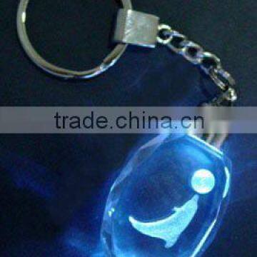 2016 Unique Design Leaf Shape Crystal Keychain photo-3