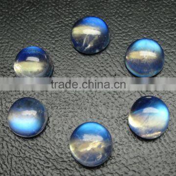 AAA Quality Rainbow Moonstone Round Shape Cabochon Very High Quality Stone photo-4