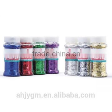 Bottle packing Hexagonal Shape Coloful Decoration Glitter Powder