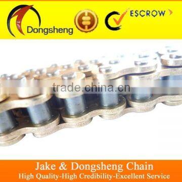 Dongsheng Golden Copper Drive Transmission Motorcycle Chain and Titan Bajaj Trecycle Parts Sprocket per Set photo-3