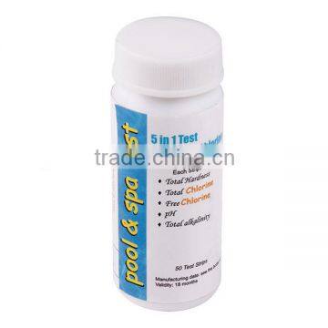 2015 Poolstar Pool Multipurpose Test Strips , ph cl Test Strips Pool, 5 in 1 Strip Test photo-5