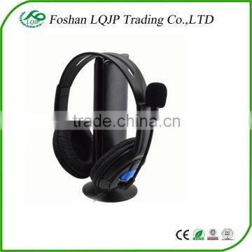 For PS4 headset with Volume Control and Mic Black