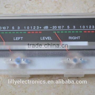 SD-319 Panel 2 VU Meter 500uA 680 ohm 115x54mm No Lamp