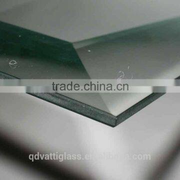 4MM beveled glass pieces cluster bevel toughened glass
