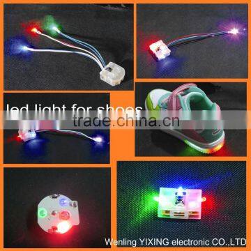 colorful blinking led light shoe flashing light for children shoes