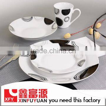 Wholesale Low Price High Quality Ceramic fine porcelain dinner set