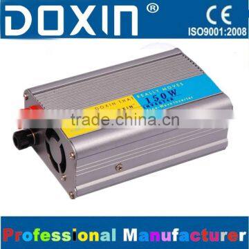 DOXIN 12V / 24V DC to AC 110V / 220V 150W Pure sine wave car power supply inverter