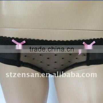 Mesh Hipster With Bows UNDERWEAR