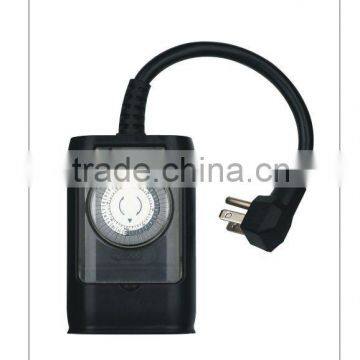 2-Outlet Outdoor Mechanical Daily Timer