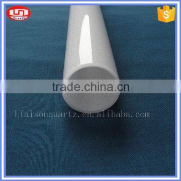 Large Milky quartz glass tube