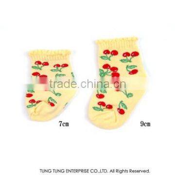 Taiwan Factory Cherry Toddler Sock
