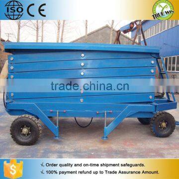 Electric hydraulic scissor lift table ladder