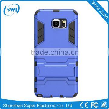 2 in 1 Shockproof Defender Armor PC+TPU Back Cover Case for Samsung Note 5 With KickStand photo-2