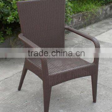 Small Size Dining Set 4 Chairs With Table Rattan photo-3