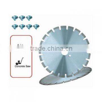 Laser Diamond Deep Segments Saw Blade for cutting asphalt, green concrete