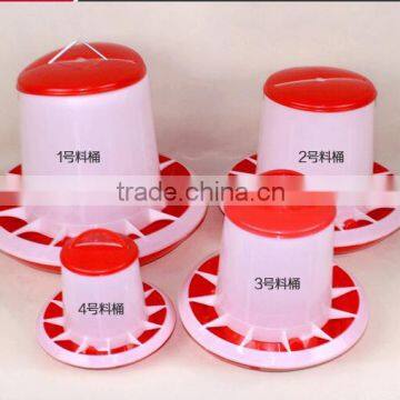 Factory supplying poultry plastic colorful feeders for chicken with holes