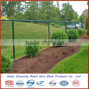 PVC Coated 50X50mm 100X100mm Chain LinkFence(PVC &Galvanized)