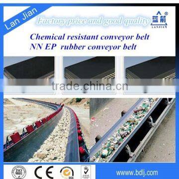 Cotton Canvas Acid and Alkaline resistant conveyor belt for Chemical plant and Fertilizer plant