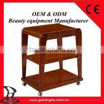 2012 New design wood beauty salon trolley cart BD-M