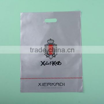 Eco friendly LDPE plastic die cut handle bag