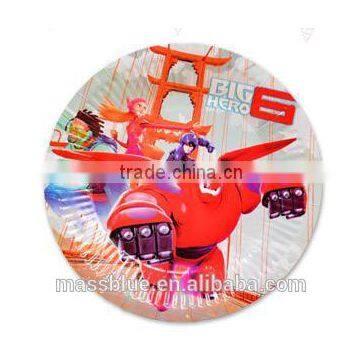 Big hero cartoon paper plate