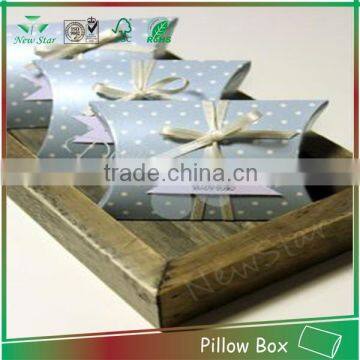 lowest silver mylar paper pillow box factory