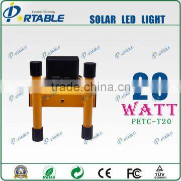 Solar infrared light 20W solar panel light for camping