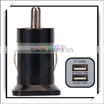 USB Car Charger 2 Port For iPhone For iPad