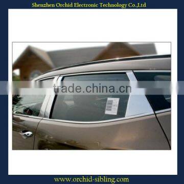 good quality plastic chrome middle pillar cover for hyundai santafe IX45 12'~on use