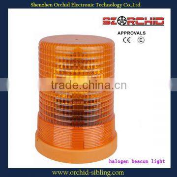 12v / 24v pc material amber emergency flashing rotary beacon light