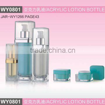 WY0801 new style square acrylic bottle, acrylic lotion bottle