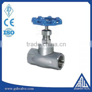 full NPT thread end globe valve