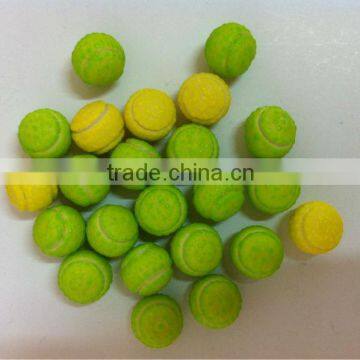 Tennis Shape Fruit Flavored Bubble Gum / Chewing Gum Sweets