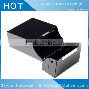 Aluminum Metal Cigarette Cigar Box Holder Tobacco Storage Case photo-2