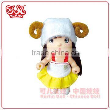 Chinese branded plastic doll toy fashion gift