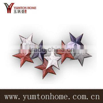 Unique outdoor American metal star for home decorations