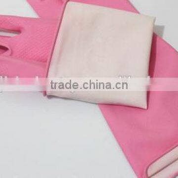 Pink Rubber Household Gloves Latex Gloves