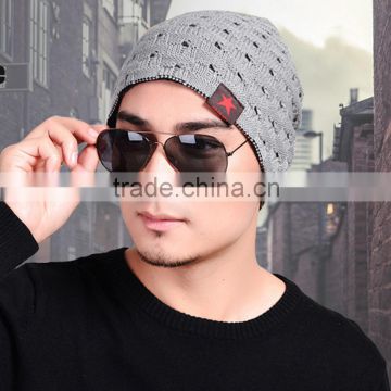 factory cheap woven label logo wholesale knit beanies, wholesale cashmere beanie hats with good quality