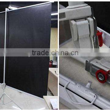 Factory Price of manual wall mount screen,tripod screen