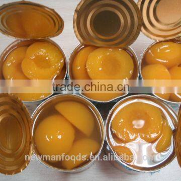 Best Quality Bakery Canned Golden Peach Halves in Syrup From South Africa