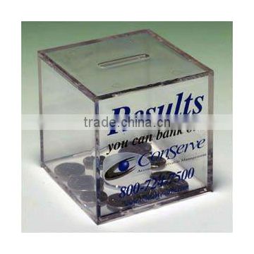 High quality handmade acrylic money box&piggy bank