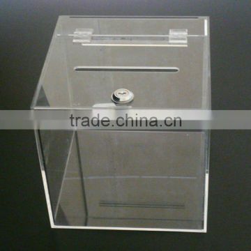 Acrylic Ballot Box with lock