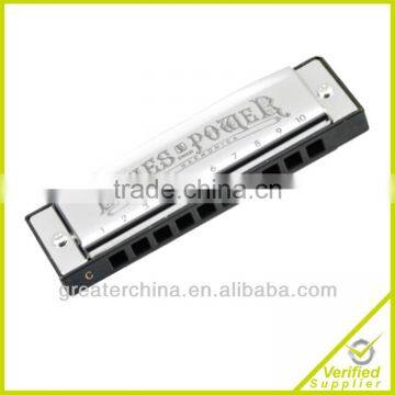 10holes harmonica with plastic comb