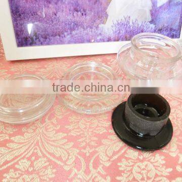 clear glass material lid for wide mouth jar