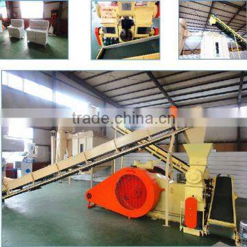 5 ton/h capacity wood or biomass pellet production line producing 8mm diameter pellets